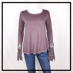 Cato Brand, Long Sleeved, Dark Purple Shirt